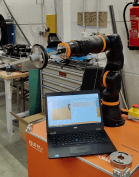 ReBeL 6-axis robot accuracy test with weights